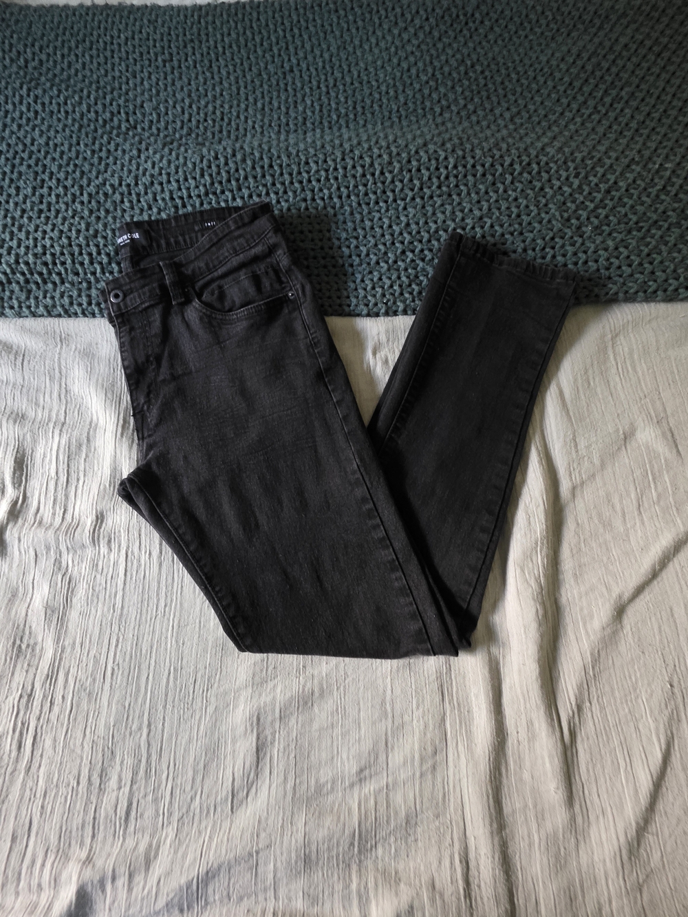 Kenneth Cole Men's Black Skinny Jeans